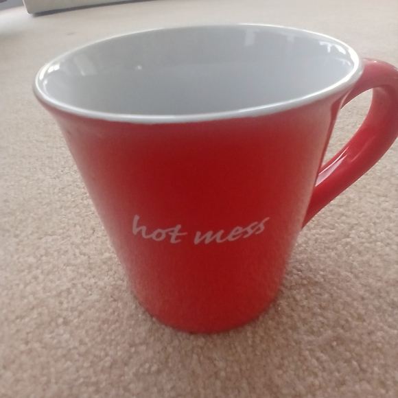 Red Ceramic Mug - Hot Mess - Picture 1 of 5